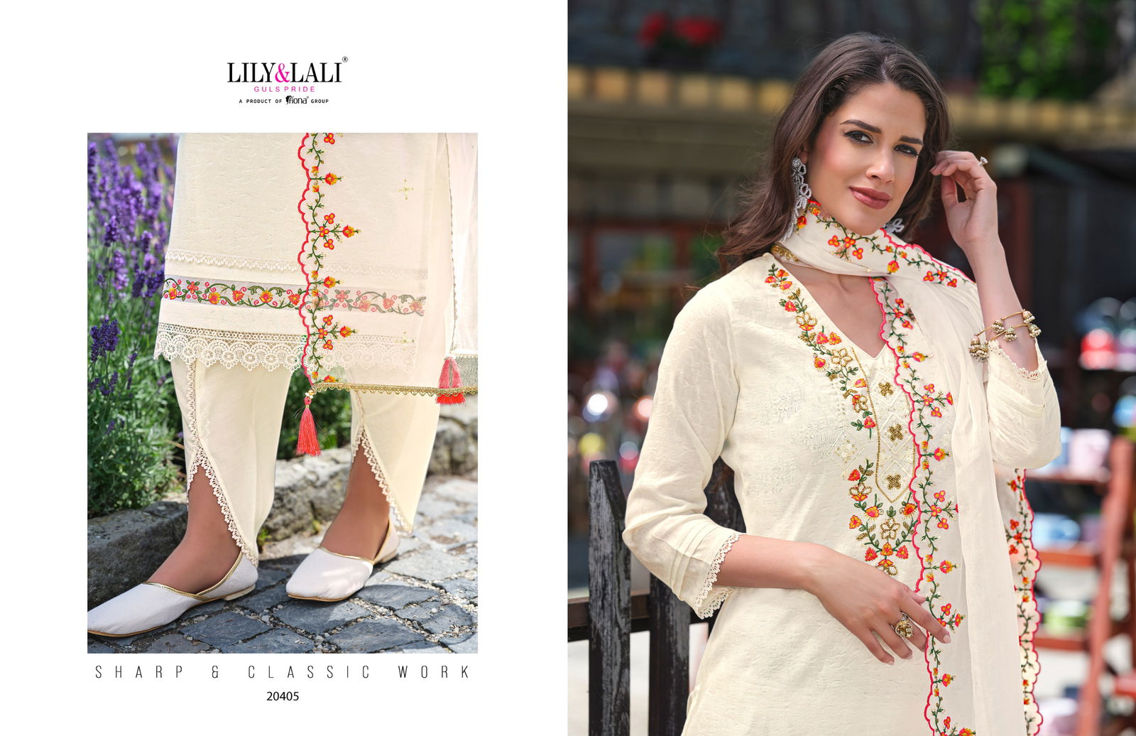 Miraan 2 By Lily Lali Jacquard Viscose Silk Readymade Suits Wholesale Market In Surat